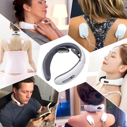 Electromagnetic pulse cervical spine physiotherapy instrument